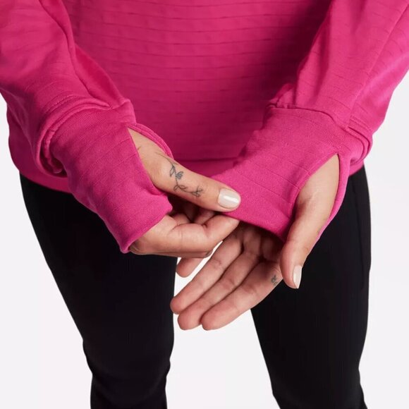 NWT Nike Therma Fit Element Swift Turtleneck Pink Running Top - Picture 3 of 8